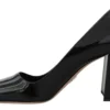 Prada Women's Elegant Square Toe Leather Pumps