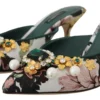 Dolce & Gabbana Women's Multicolor Flat Luxury Sandals