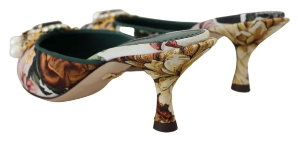 Dolce & Gabbana Women's Multicolor Flat Luxury Sandals