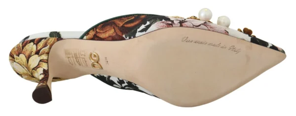 Dolce & Gabbana Women's Multicolor Flat Luxury Sandals