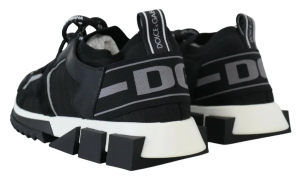 Dolce & Gabbana Women's Chic Sorrento Slip-On Sneakers in Monochrome