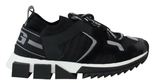 Dolce & Gabbana Women's Chic Sorrento Slip-On Sneakers in Monochrome