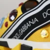 Dolce & Gabbana Women's Exquisite Yellow Techno Fabric Sneakers