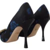 Dolce & Gabbana Women's Elegant Crystal Embellished Blue Pumps