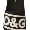 Dolce & Gabbana Women's Chic Monochrome Slide Sandals