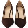 Prada Women's Elegant Suede Leather Heel Pumps
