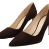 Prada Women's Elegant Suede Leather Heel Pumps