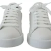 Dolce & Gabbana Women's Exquisite Black and White Portofino Sneakers