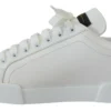 Dolce & Gabbana Women's Exquisite Black and White Portofino Sneakers