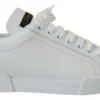 Dolce & Gabbana Women's Exquisite Black and White Portofino Sneakers