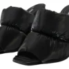 Dolce & Gabbana Women's Elegant Slide Heels with Embellished Logo