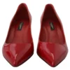 Dolce & Gabbana Women's Exquisite Red Patent Leather Pumps