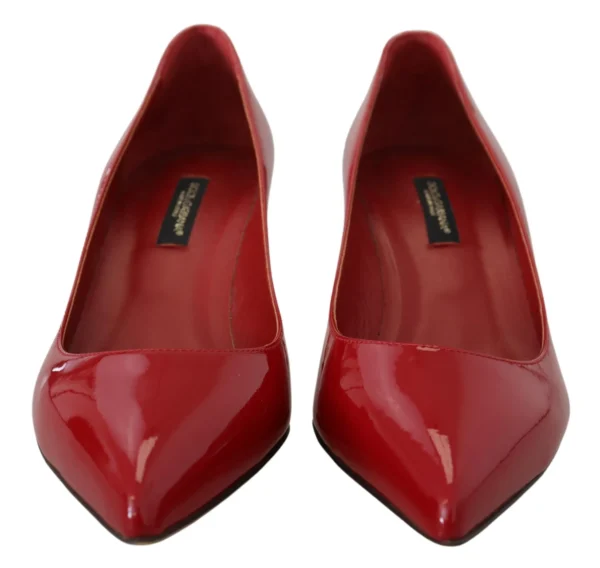 Dolce & Gabbana Women's Exquisite Red Patent Leather Pumps