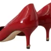 Dolce & Gabbana Women's Exquisite Red Patent Leather Pumps