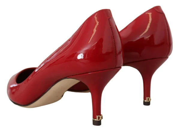Dolce & Gabbana Women's Exquisite Red Patent Leather Pumps