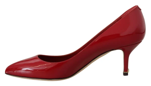 Dolce & Gabbana Women's Exquisite Red Patent Leather Pumps
