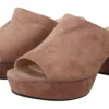 Prada Women's Elegant Dark Rose Suede Heels