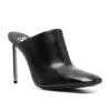 Off-White Women's Chic Squared Toe Calfskin Sabot
