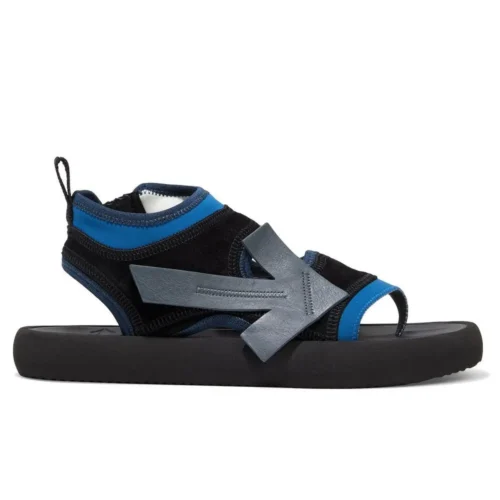 Off-White Women's Blue Neoprene Women Sandal