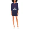 Love Moschino Women's Blue Cotton Women Dress
