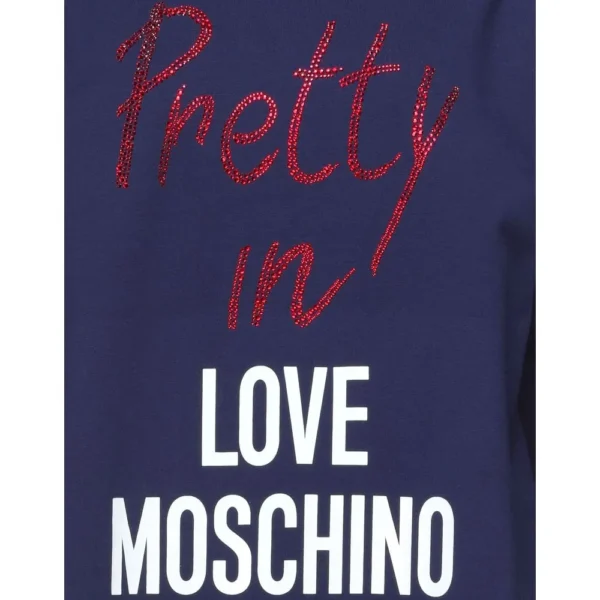 Love Moschino Women's Blue Cotton Women Dress