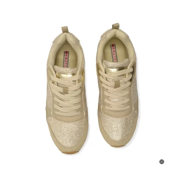 U.S. POLO ASSN. Women's Beige Eco Fabric Women Sneaker