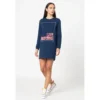 Love Moschino Women's Blue Cotton Women Dress
