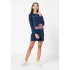 Love Moschino Women's Blue Cotton Women Dress