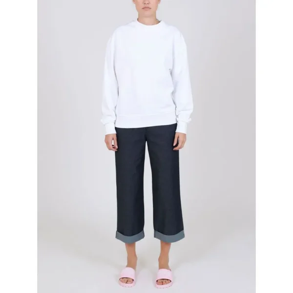 Love Moschino Women's Blue Cotton Women Trouser