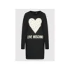 Love Moschino Women's Chic Blue Cotton Love Moschino Dress
