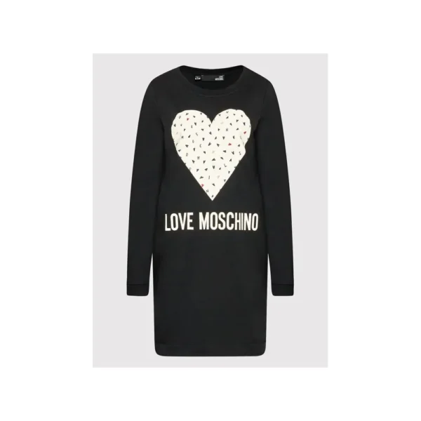 Love Moschino Women's Chic Blue Cotton Love Moschino Dress