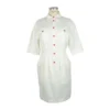 Love Moschino Women's White Cotton Women Dress