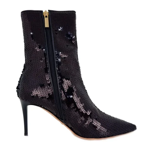 Elisabetta Franchi Women's Sequined Elegance Ankle Boots