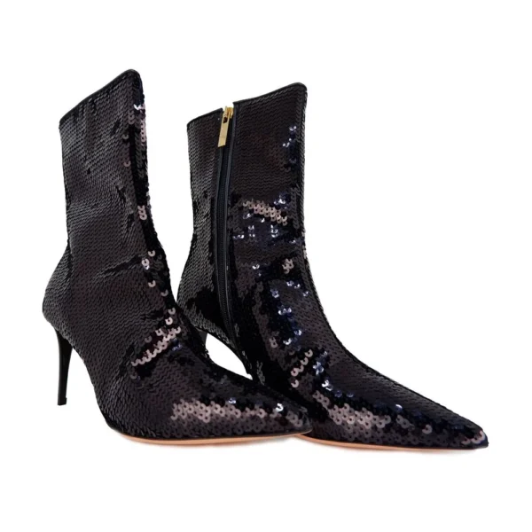 Elisabetta Franchi Women's Sequined Elegance Ankle Boots