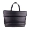 Plein Sport Women's Elegant Black Padded Eco-Leather Shopper