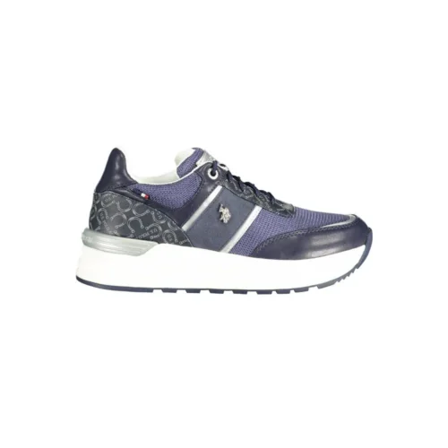U.S. POLO ASSN. Women's Blue Polyester Women Sneaker