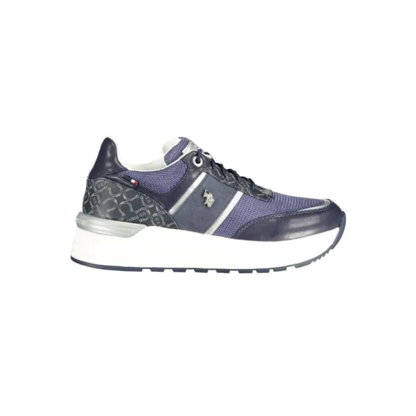 U.S. POLO ASSN. Women's Blue Polyester Women Sneaker