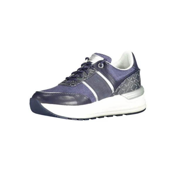 U.S. POLO ASSN. Women's Blue Polyester Women Sneaker