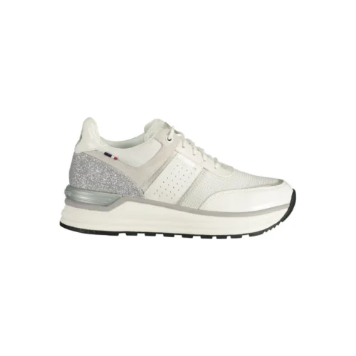 U.S. POLO ASSN. Women's White Eco Suede Women Sneaker