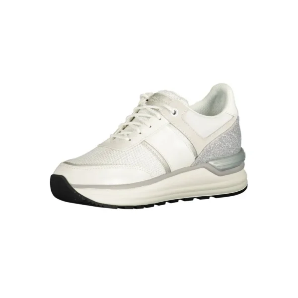 U.S. POLO ASSN. Women's White Eco Suede Women Sneaker