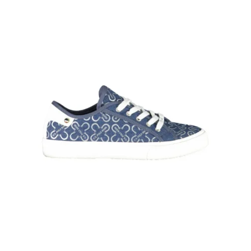 U.S. POLO ASSN. Women's Blue Polyester Women Sneaker