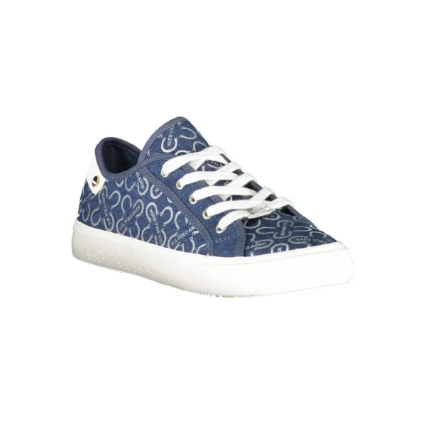 U.S. POLO ASSN. Women's Blue Polyester Women Sneaker