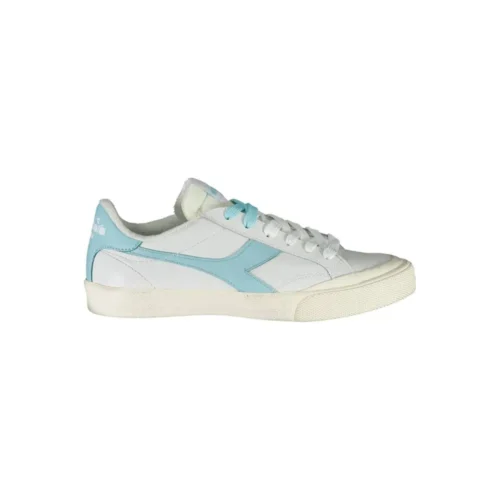Diadora Women's White Leather Women Sneaker