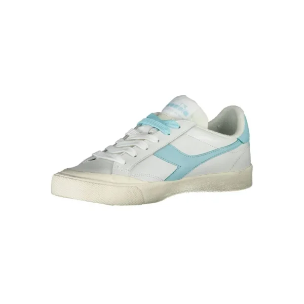 Diadora Women's White Leather Women Sneaker