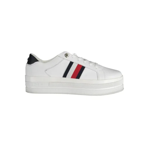 Tommy Hilfiger Women's White Polyethylene Women Sneaker