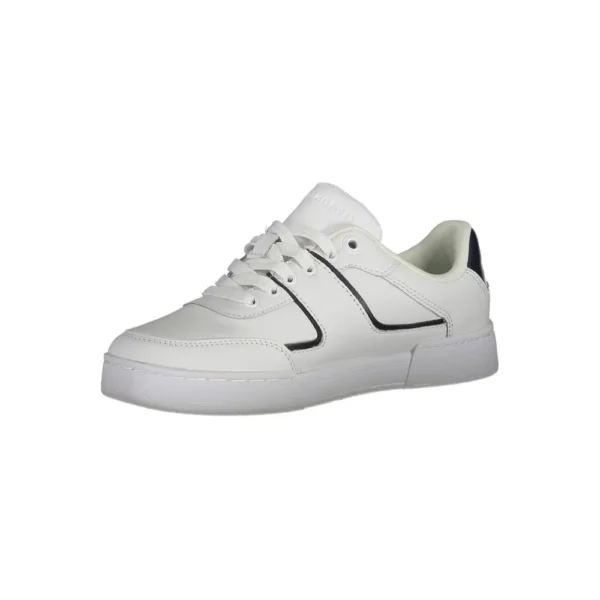 Tommy Hilfiger Women's White Leather Women Sneaker