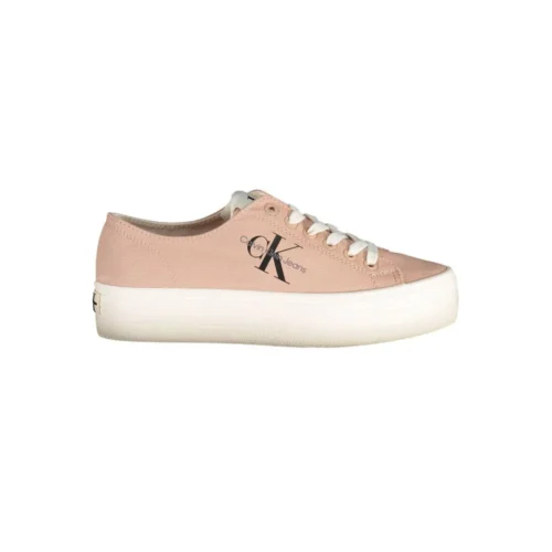 Calvin Klein Women's Pink Cotton Women Sneaker