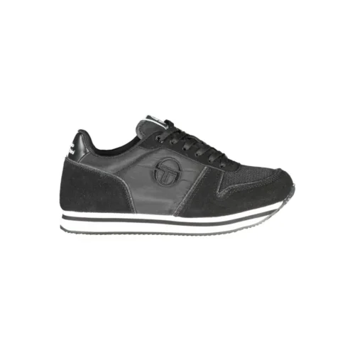 Sergio Tacchini Women's Black Polyester Women Sneaker