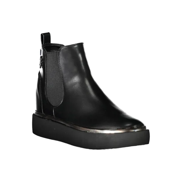 U.S. POLO ASSN. Women's Black Polyester Women Boot
