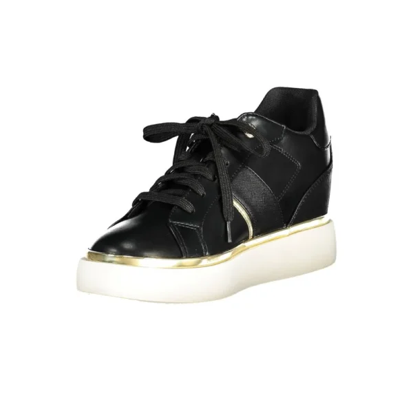 U.S. POLO ASSN. Women's Black Polyester Women Sneaker